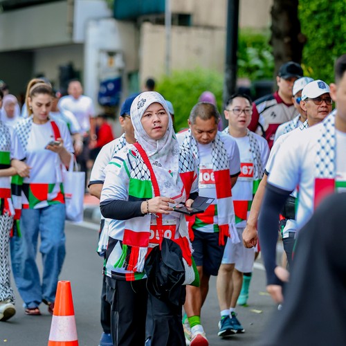 Race photo from WALK FOR PALESTINE