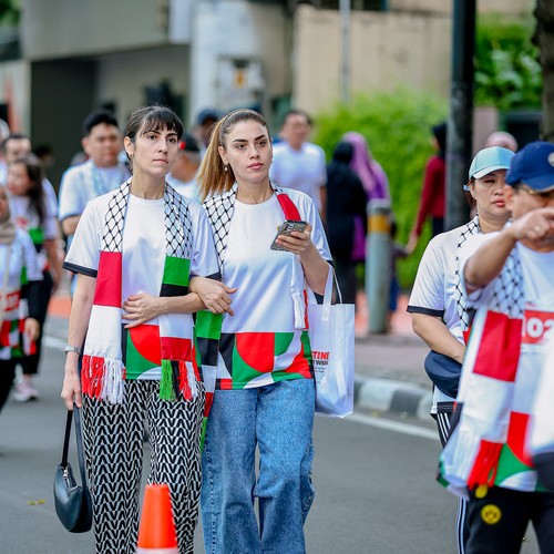Race photo from WALK FOR PALESTINE