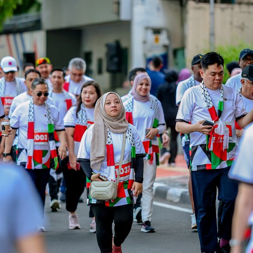 Race photo from WALK FOR PALESTINE
