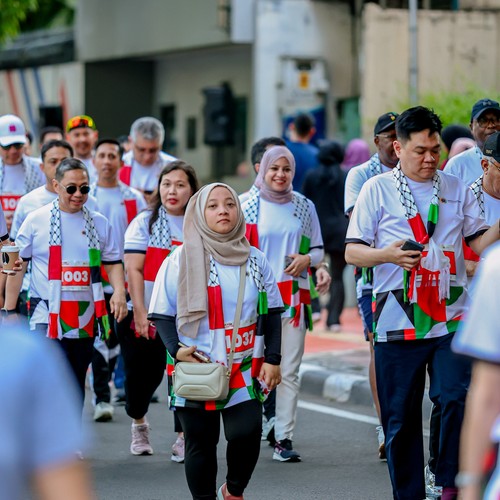 Race photo from WALK FOR PALESTINE