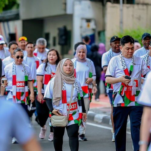 Race photo from WALK FOR PALESTINE