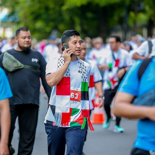 Race photo from WALK FOR PALESTINE