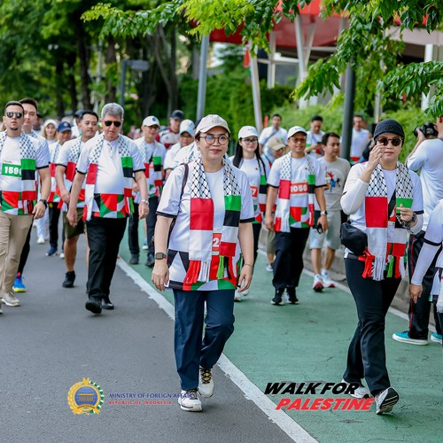 Race photo from WALK FOR PALESTINE
