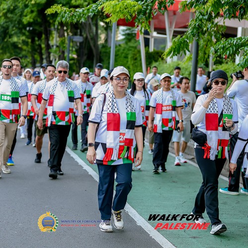 Race photo from WALK FOR PALESTINE