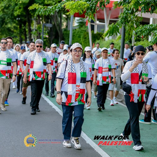 Race photo from WALK FOR PALESTINE