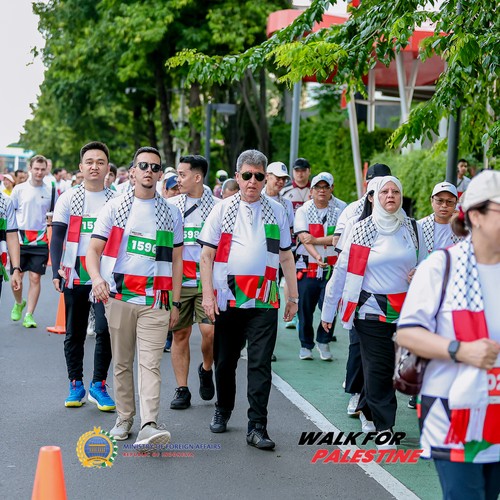 Race photo from WALK FOR PALESTINE