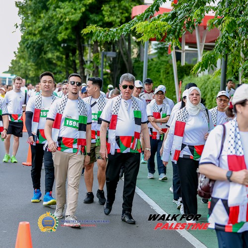 Race photo from WALK FOR PALESTINE