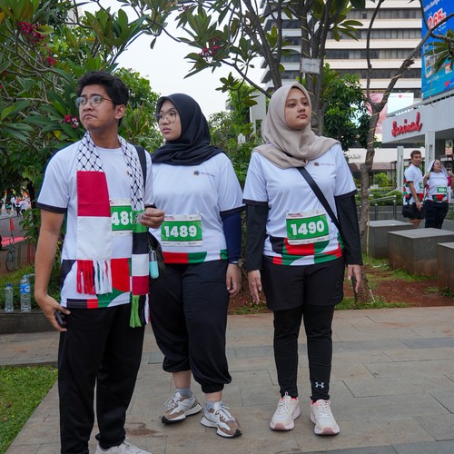 Race photo from WALK FOR PALESTINE