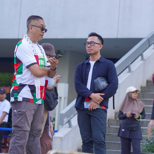 Race photo from WALK FOR PALESTINE