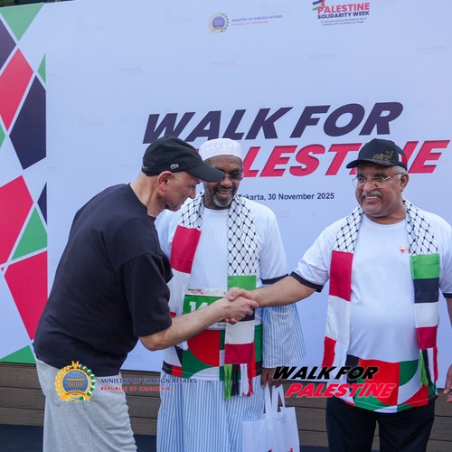 Race photo from WALK FOR PALESTINE
