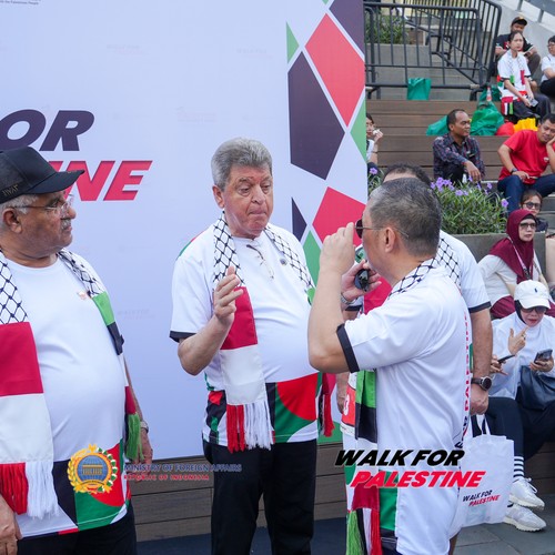 Race photo from WALK FOR PALESTINE