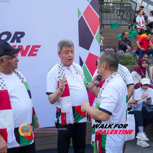 Race photo from WALK FOR PALESTINE