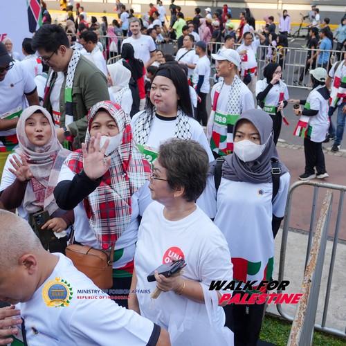 Race photo from WALK FOR PALESTINE