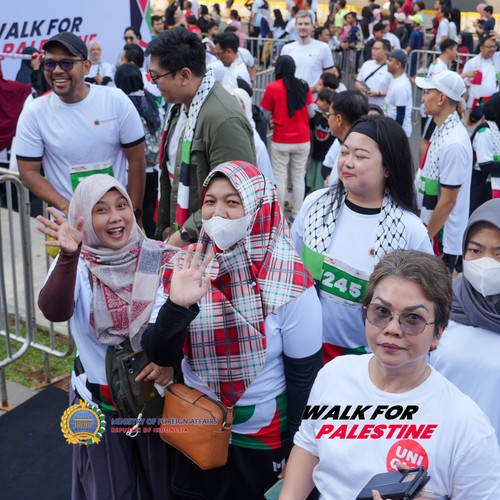 Race photo from WALK FOR PALESTINE