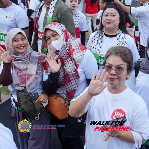 Race photo from WALK FOR PALESTINE