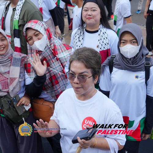 Race photo from WALK FOR PALESTINE