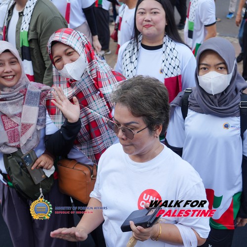 Race photo from WALK FOR PALESTINE