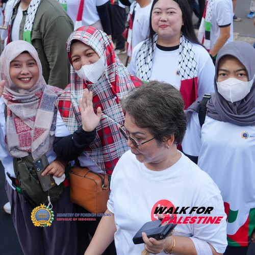 Race photo from WALK FOR PALESTINE
