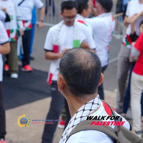 Race photo from WALK FOR PALESTINE