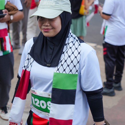 Race photo from WALK FOR PALESTINE