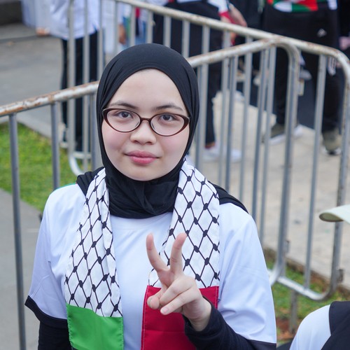 Race photo from WALK FOR PALESTINE