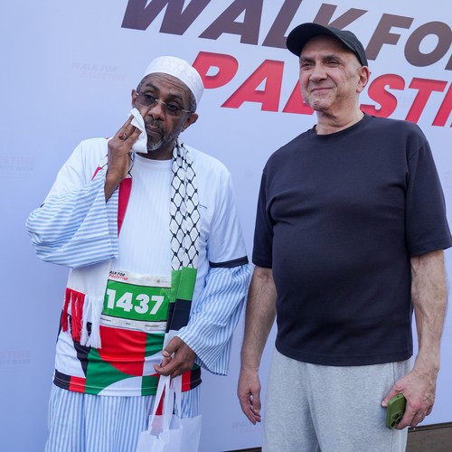 Race photo from WALK FOR PALESTINE