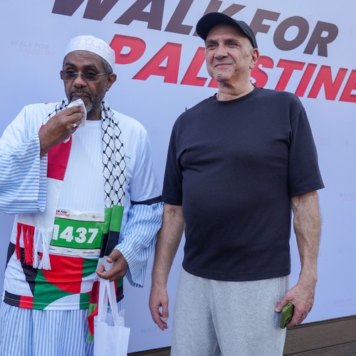 Race photo from WALK FOR PALESTINE