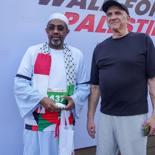 Race photo from WALK FOR PALESTINE