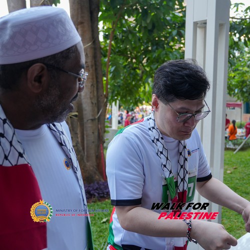 Race photo from WALK FOR PALESTINE
