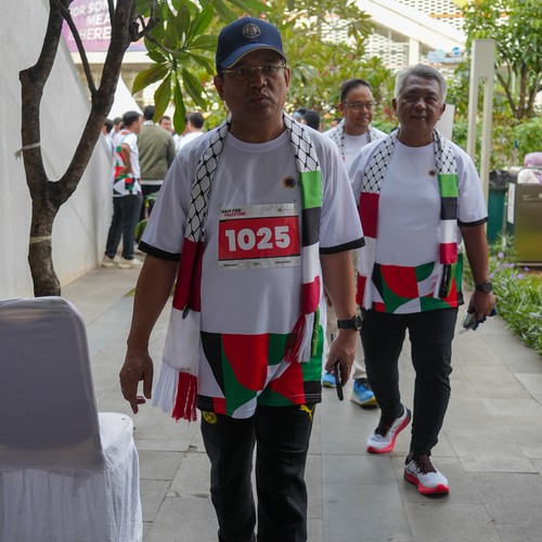 Race photo from WALK FOR PALESTINE
