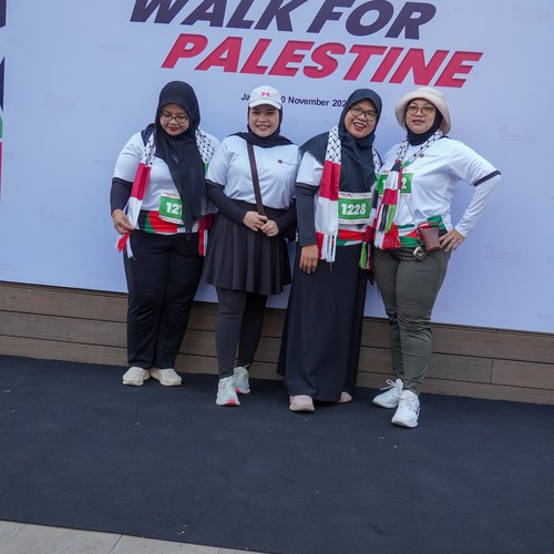 Race photo from WALK FOR PALESTINE