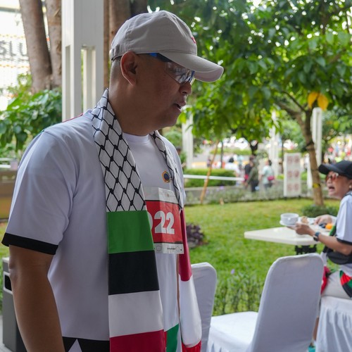 Race photo from WALK FOR PALESTINE