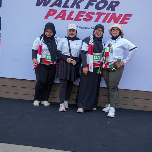 Race photo from WALK FOR PALESTINE