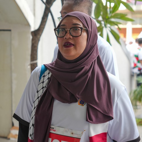 Race photo from WALK FOR PALESTINE