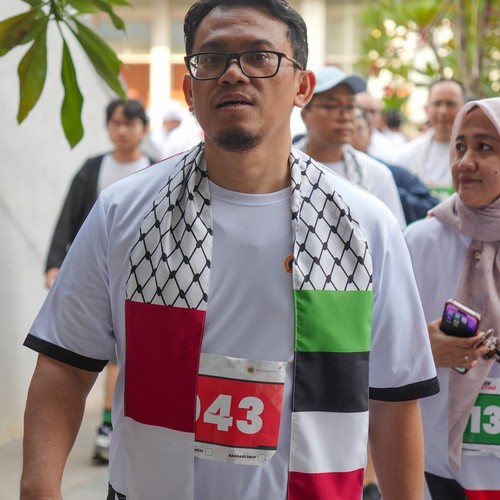 Race photo from WALK FOR PALESTINE