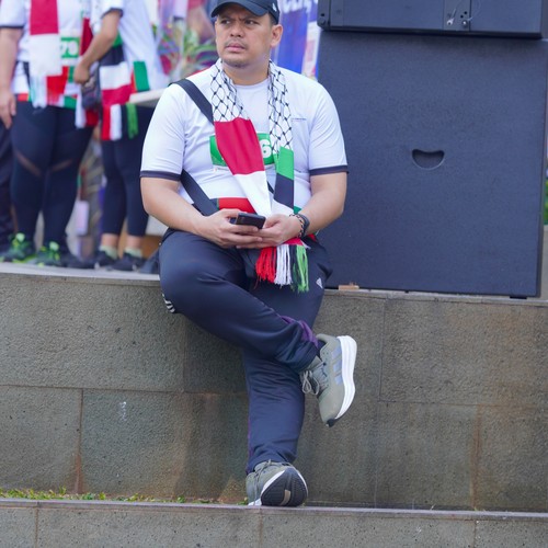 Race photo from WALK FOR PALESTINE