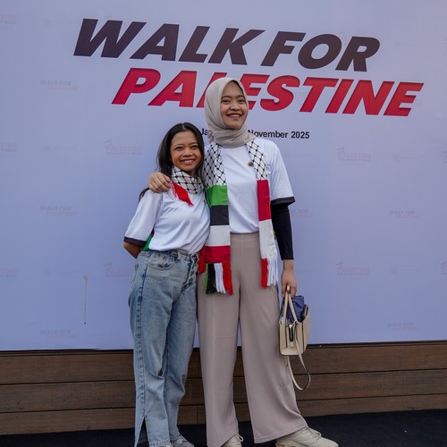Race photo from WALK FOR PALESTINE