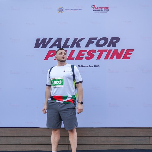 Race photo from WALK FOR PALESTINE