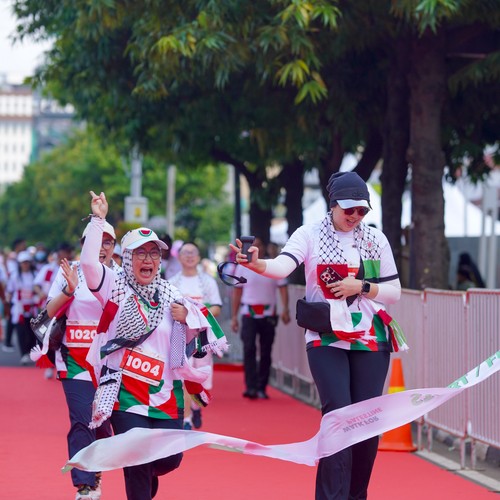 Race photo from WALK FOR PALESTINE