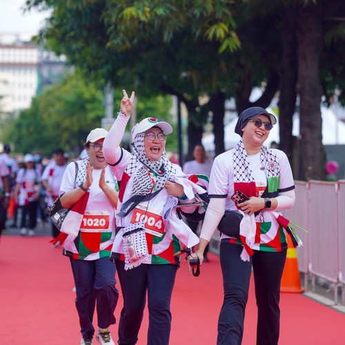 Race photo from WALK FOR PALESTINE