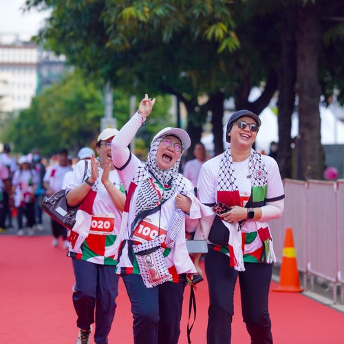 Race photo from WALK FOR PALESTINE