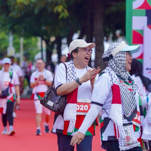 Race photo from WALK FOR PALESTINE