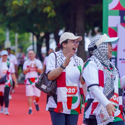 Race photo from WALK FOR PALESTINE