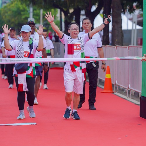 Race photo from WALK FOR PALESTINE