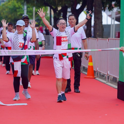 Race photo from WALK FOR PALESTINE