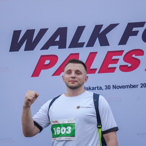 Race photo from WALK FOR PALESTINE