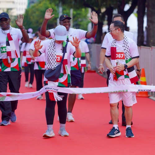 Race photo from WALK FOR PALESTINE