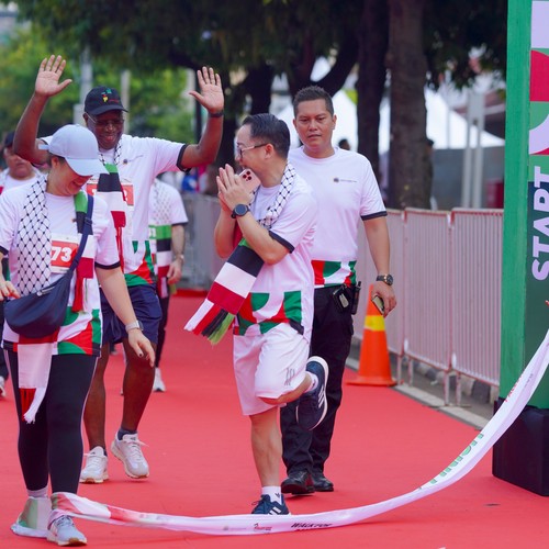 Race photo from WALK FOR PALESTINE