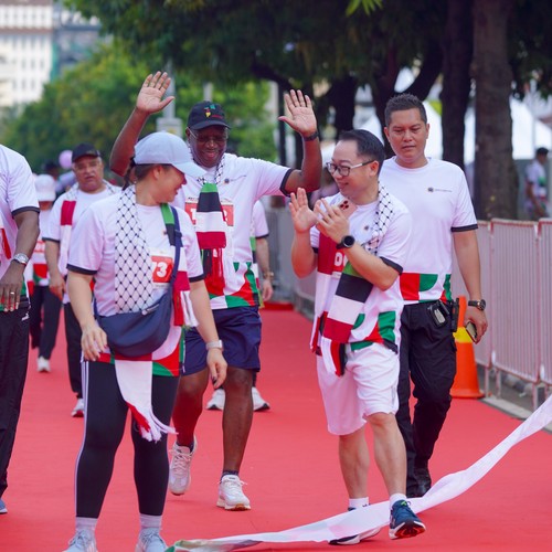 Race photo from WALK FOR PALESTINE