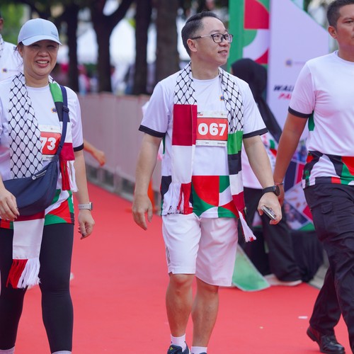 Race photo from WALK FOR PALESTINE